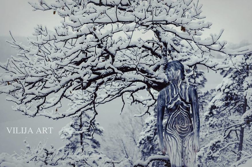 Bodypainting That Speaks About Human And Nature Relationship By Artist Vilija Vitkute Bodypainting That Speaks About Human And Nature Relationship By Artist Vilija Vitkute