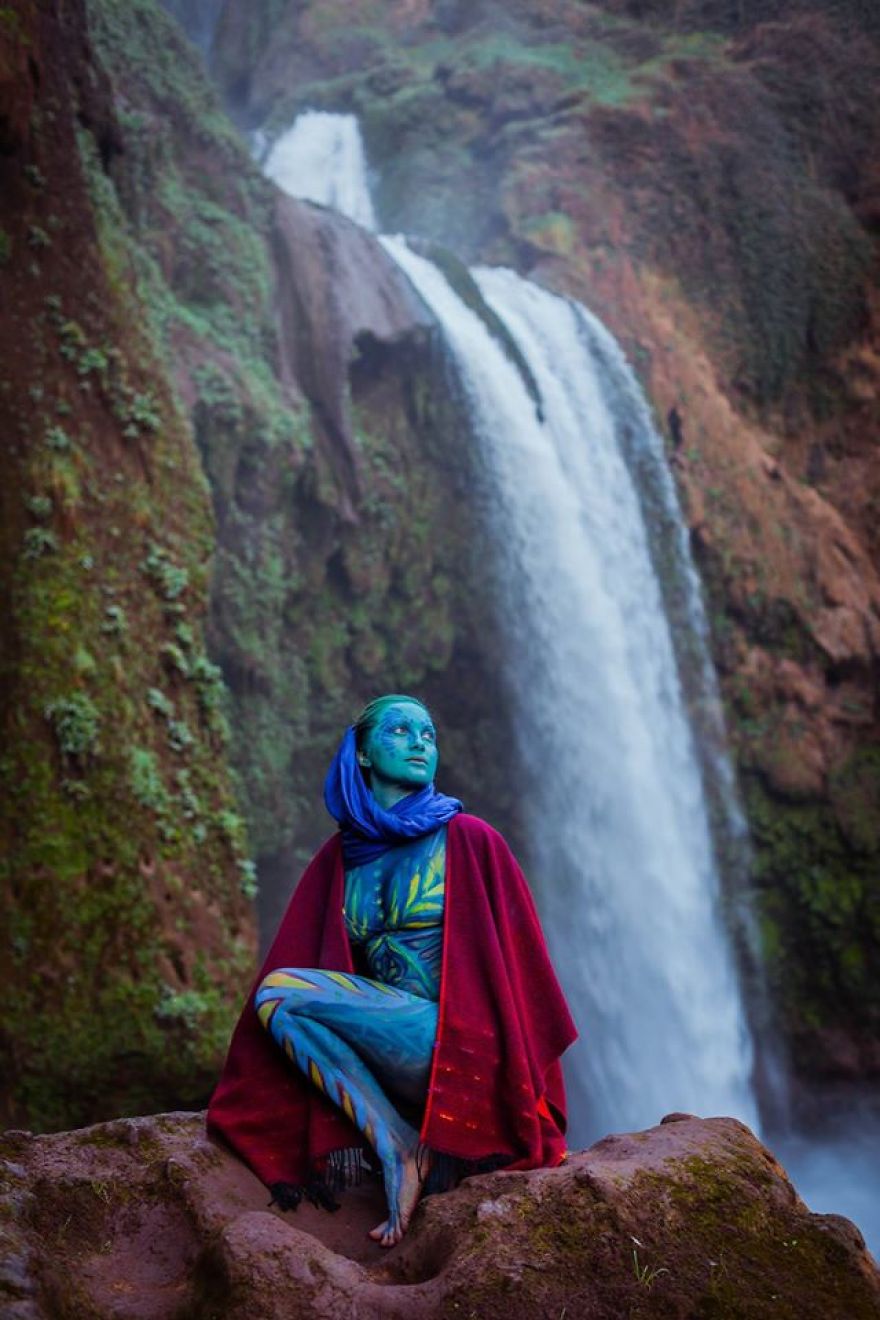 Bodypainting That Speaks About Human And Nature Relationship By Artist Vilija Vitkute