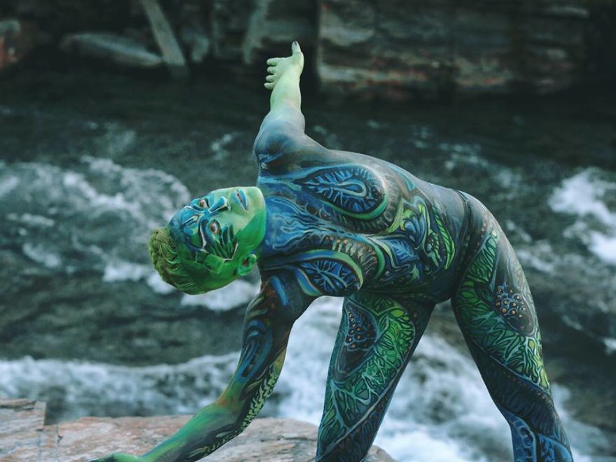 Bodypainting That Speaks About Human And Nature Relationship By Artist Vilija Vitkute Bodypainting That Speaks About Human And Nature Relationship By Artist Vilija Vitkute