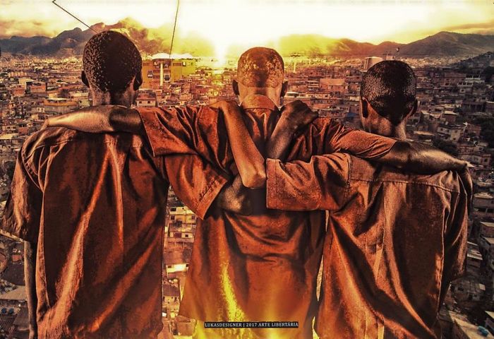 Brazilian Artist Makes Art With The Reality Of Children In The Favelas