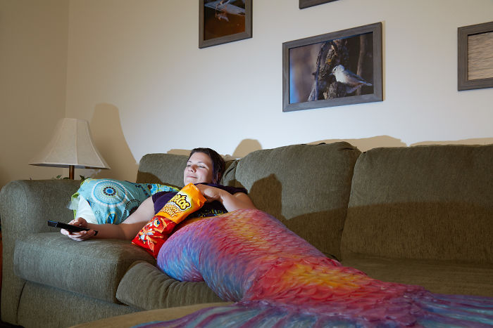 Canadian Woman Spends Hundreds Of Hours Making Mermaid Dreams Come True!
