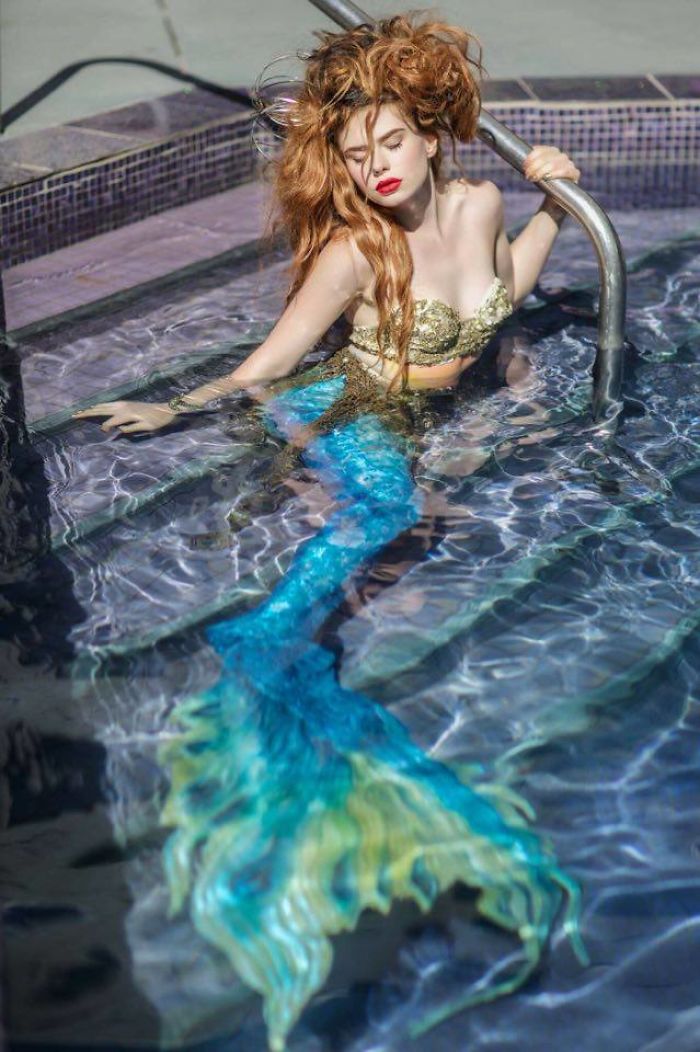 Canadian Woman Spends Hundreds Of Hours Making Mermaid Dreams Come True!