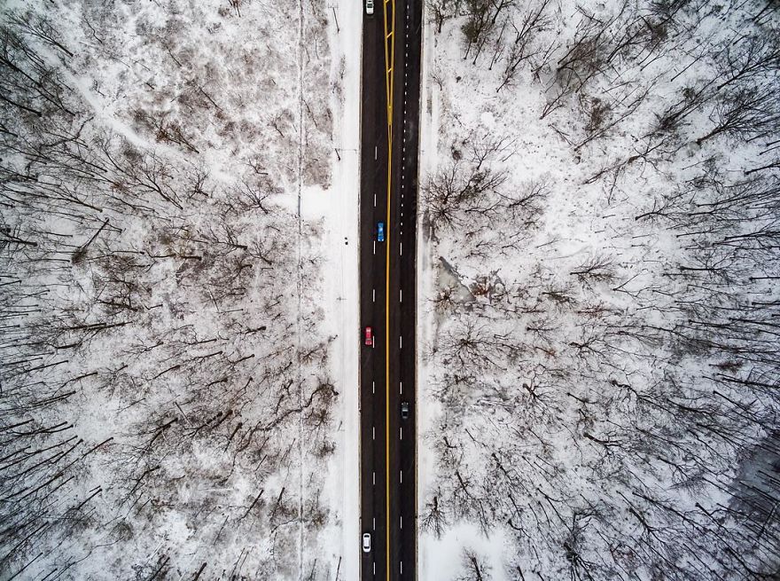 Chicago From Above: Awesome Bumblebee Photograph By Razvan Sera
