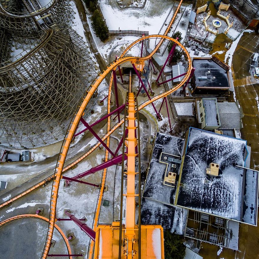 Chicago From Above: Awesome Bumblebee Photograph By Razvan Sera