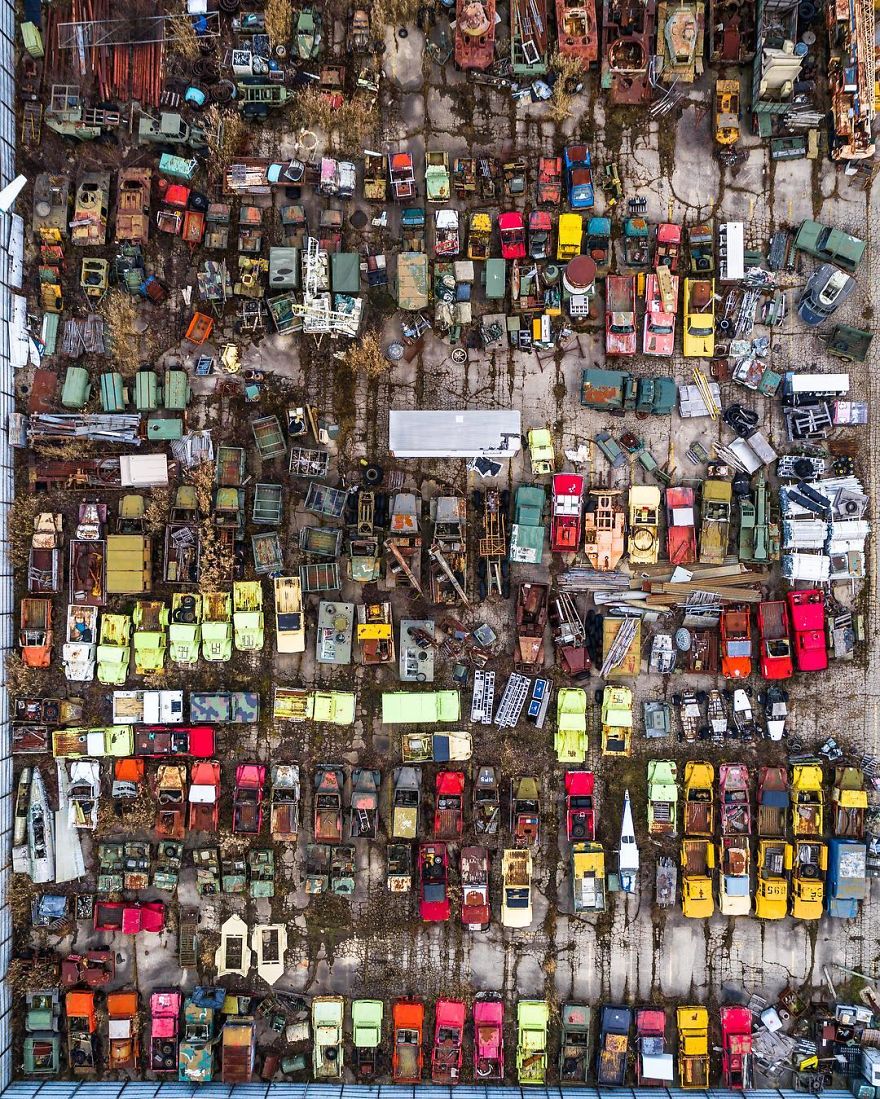 Chicago From Above: Awesome Bumblebee Photograph By Razvan Sera