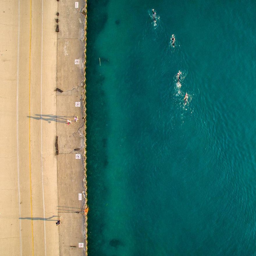 Chicago From Above: Awesome Bumblebee Photograph By Razvan Sera