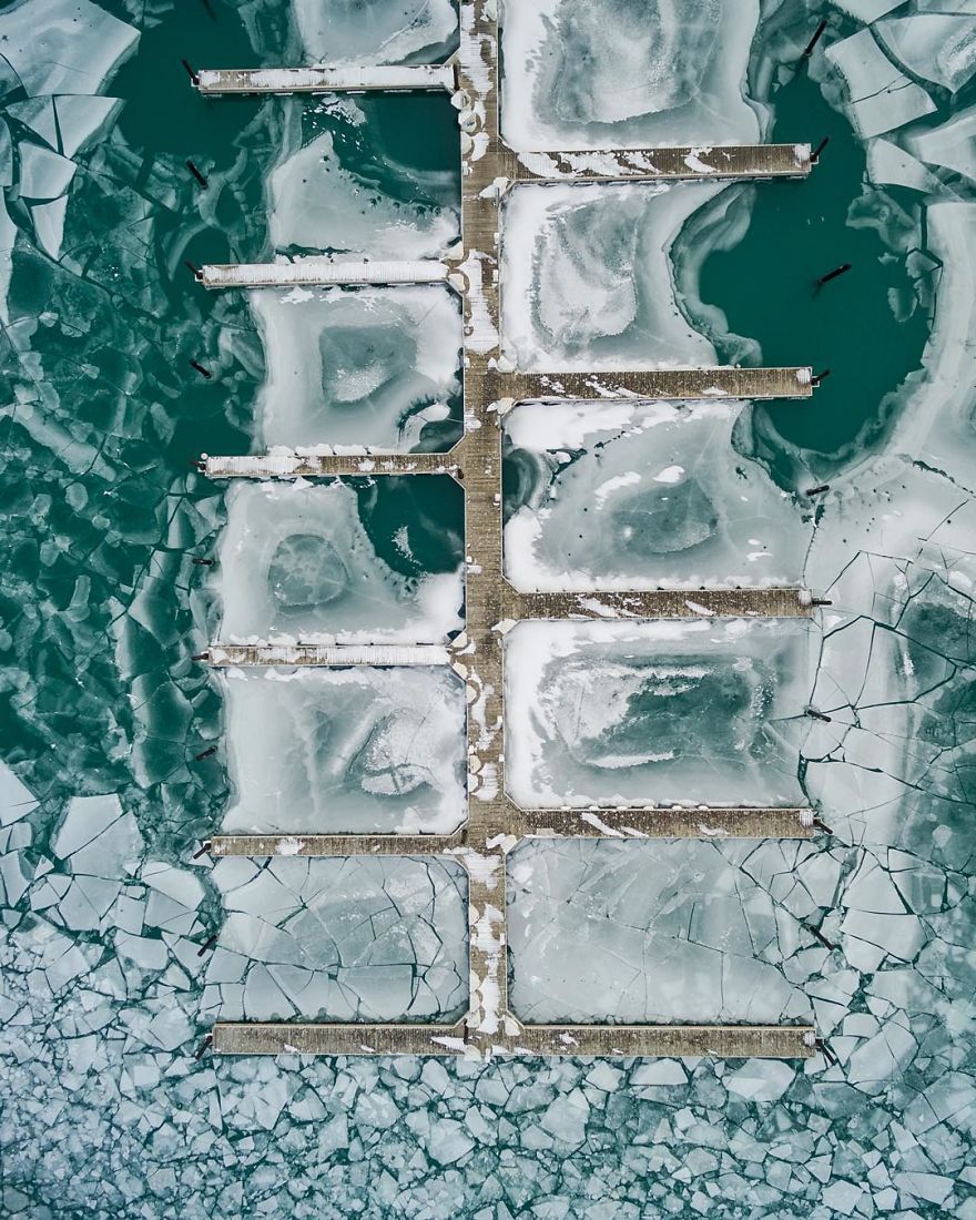 Chicago From Above: Awesome Bumblebee Photograph By Razvan Sera