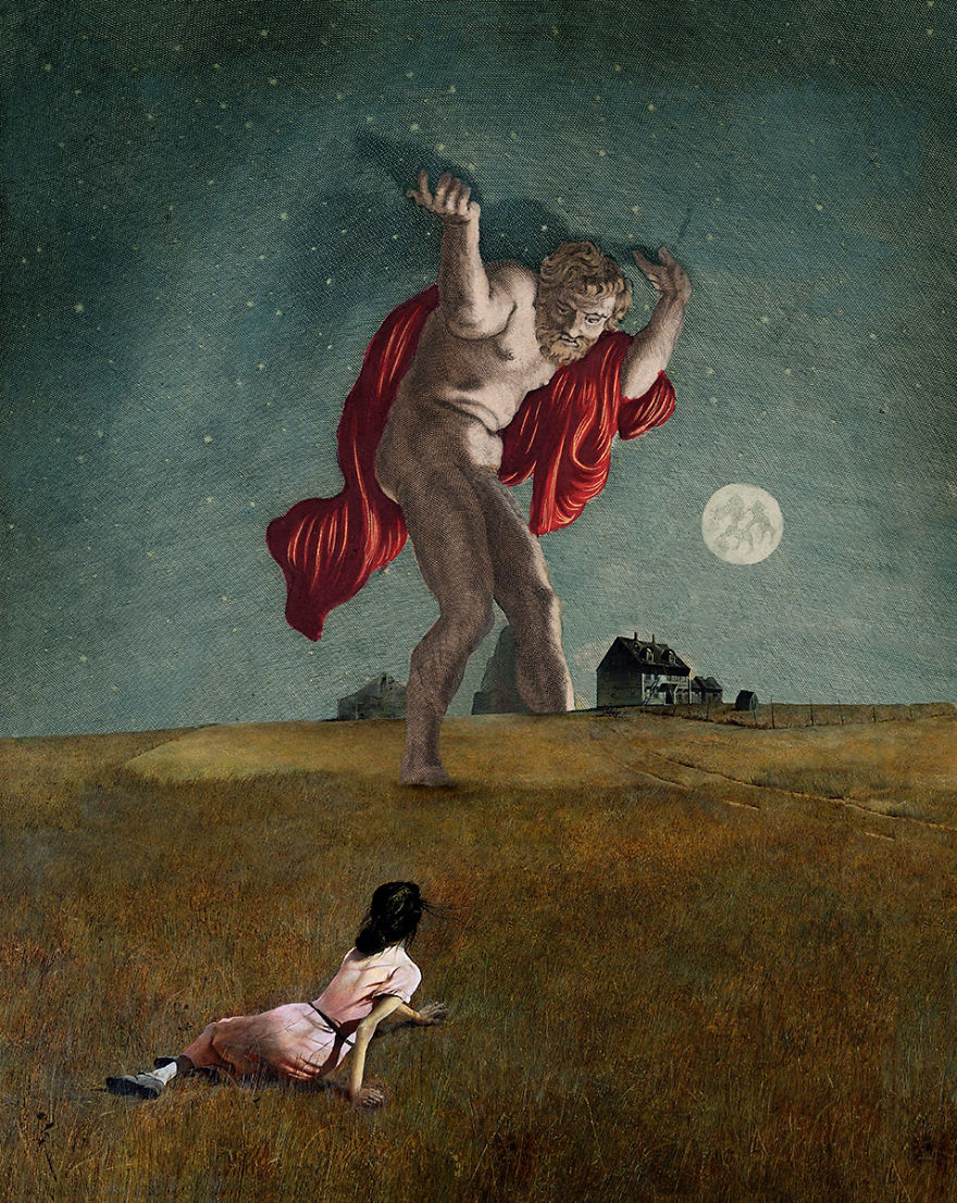 Andrew Wyeth's "Christina's World" Painting, Digitally Edited And Re-Imagined..