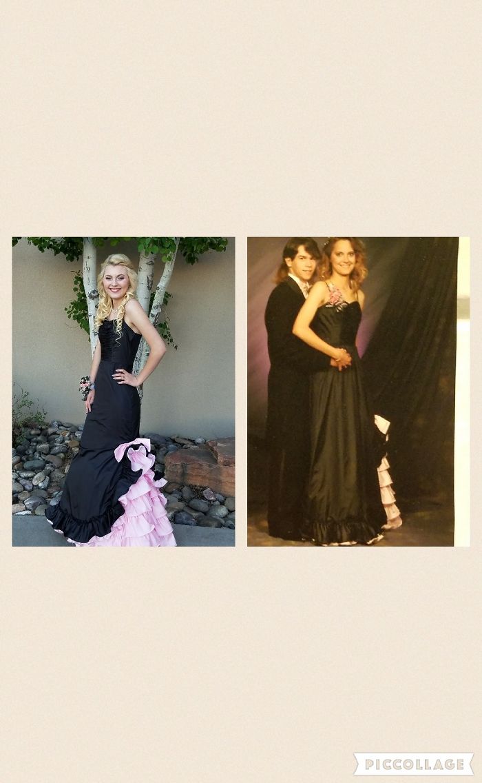 Prom 2017, Prom 1992... The Same Dress.