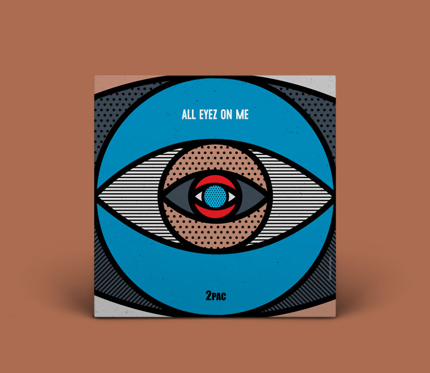 I Reimagined Covers Of Classic And Newer Iconic Albums And Music Singles