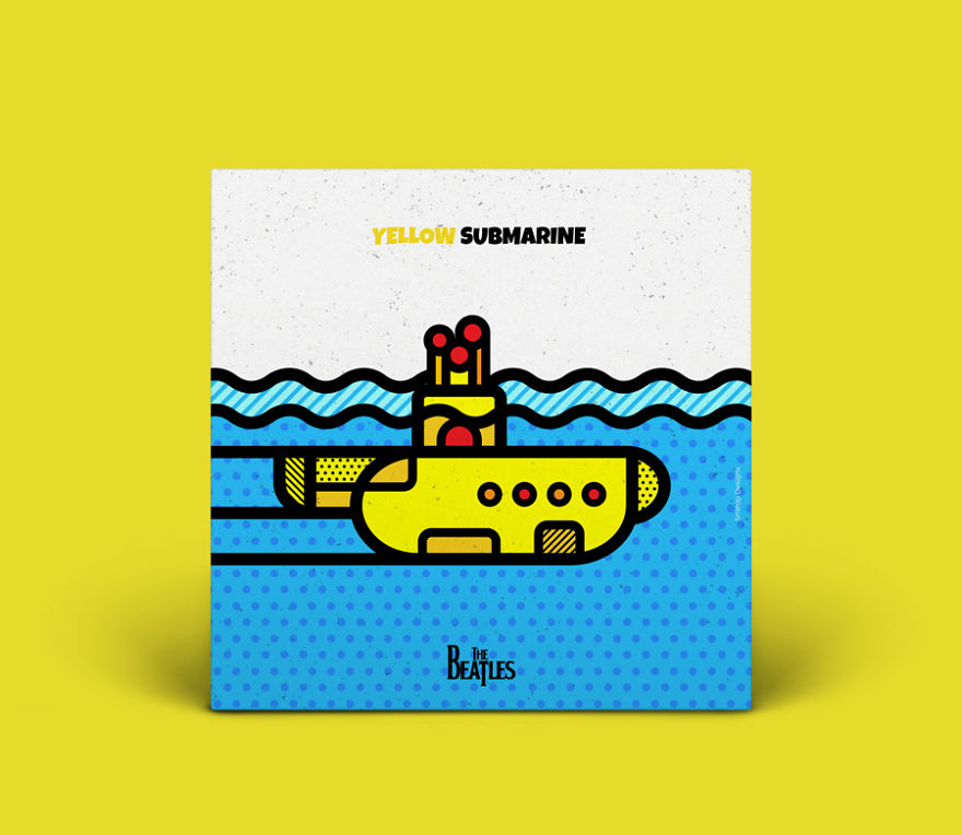 I Reimagined Covers Of Classic And Newer Iconic Albums And Music Singles