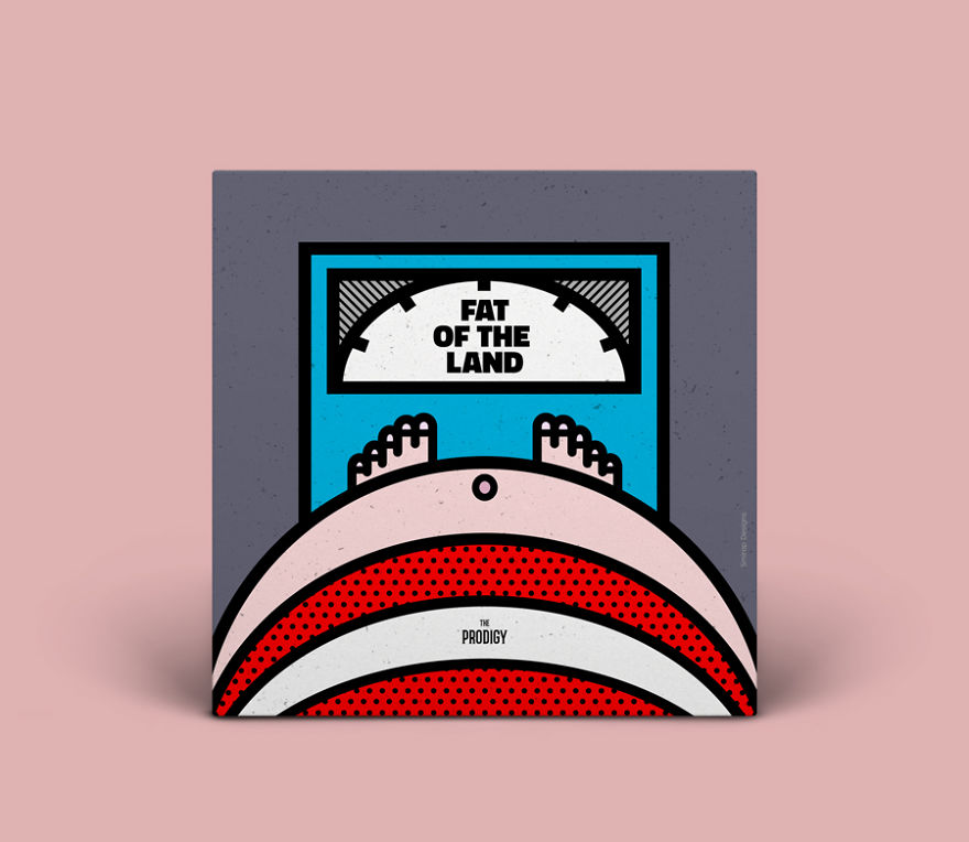 I Reimagined Covers Of Classic And Newer Iconic Albums And Music Singles