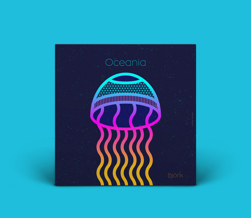 I Reimagined Covers Of Classic And Newer Iconic Albums And Music Singles