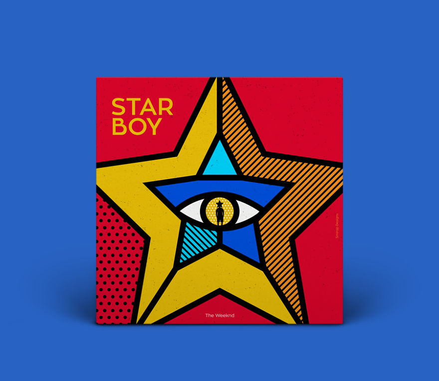 I Reimagined Covers Of Classic And Newer Iconic Albums And Music Singles