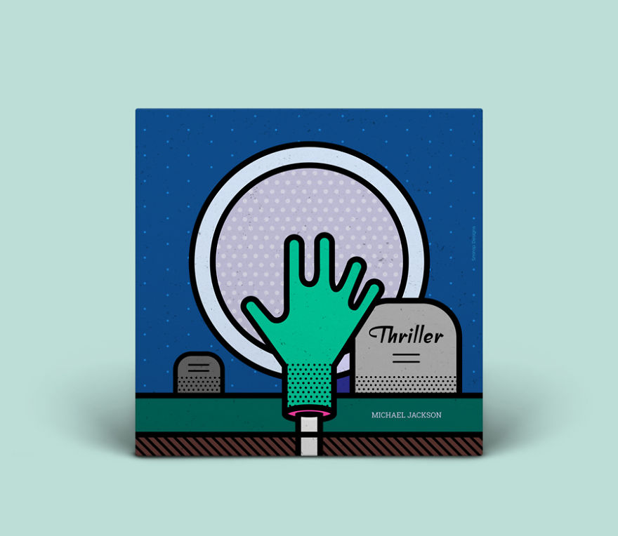 I Reimagined Covers Of Classic And Newer Iconic Albums And Music Singles