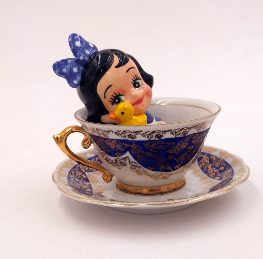 I Make Ceramic Dolls Based On Old Dolls No Longer Manufactured Today