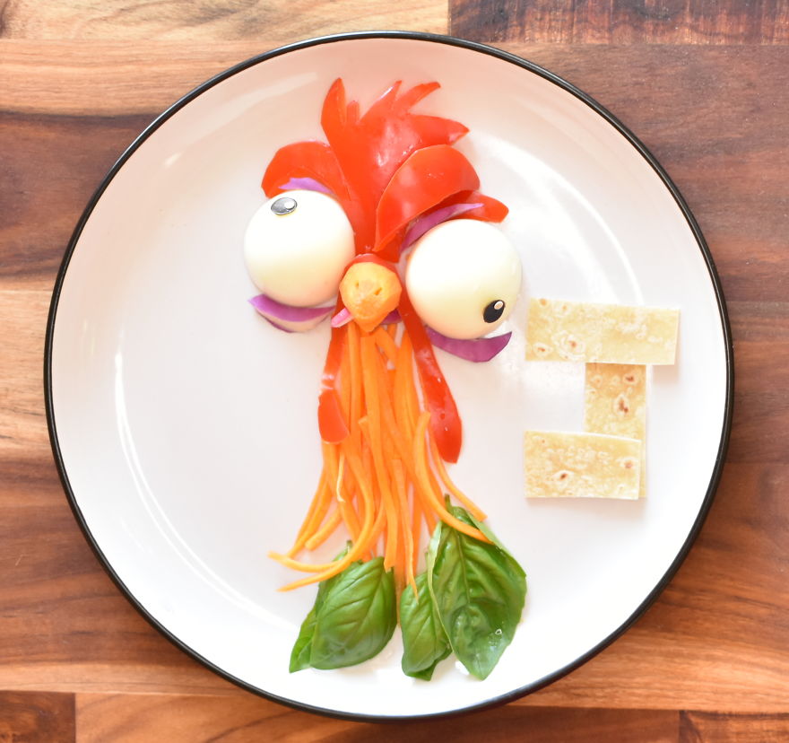 Hei Hei From Moana - Egg Salad