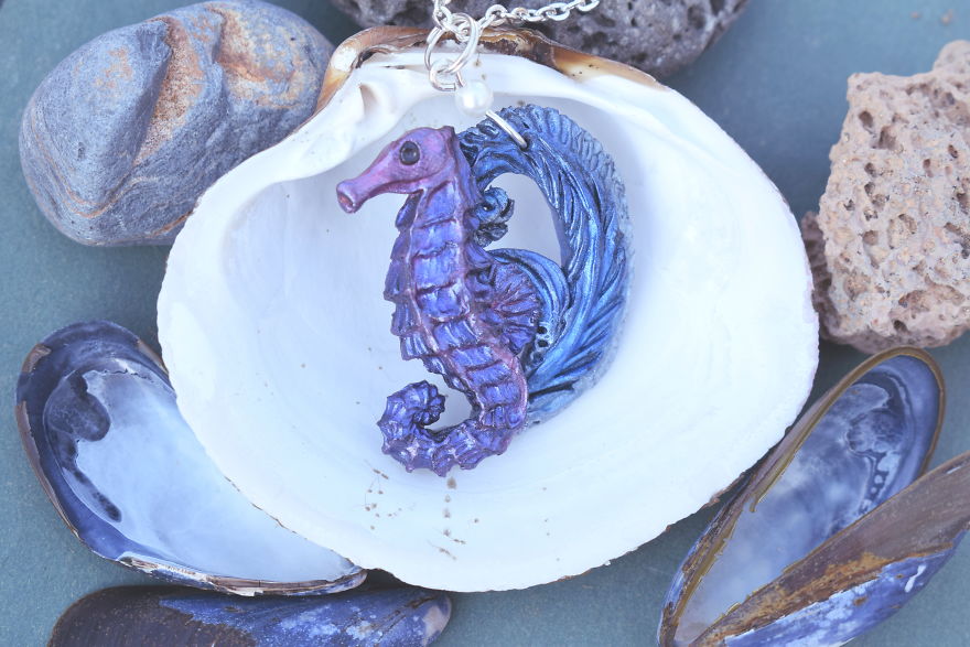 I Make Magical Polymer Clay Jewelry That Is Taken Out Of My Fantasy Worlds