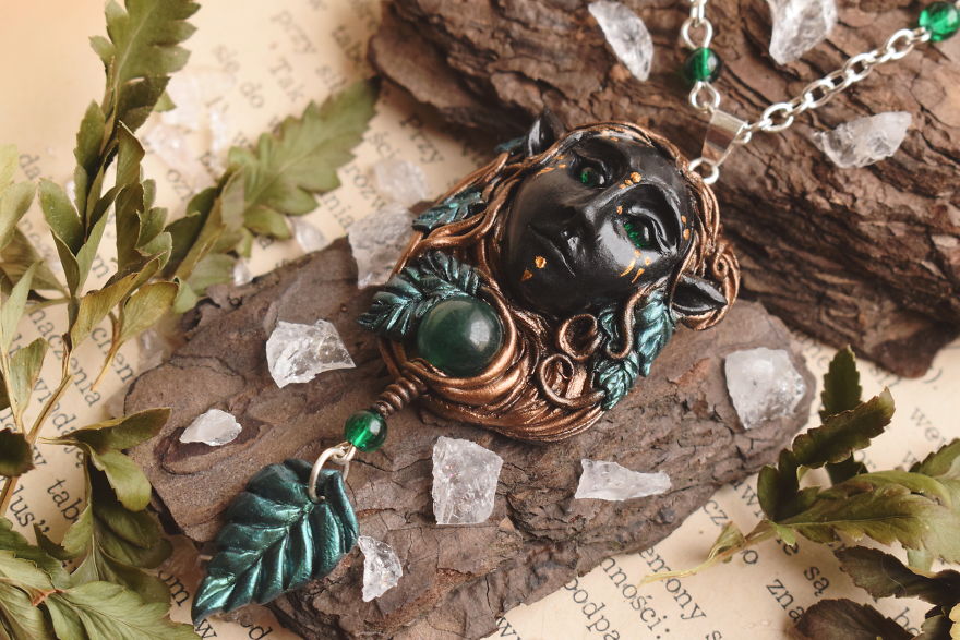 I Make Magical Polymer Clay Jewelry That Is Taken Out Of My Fantasy Worlds