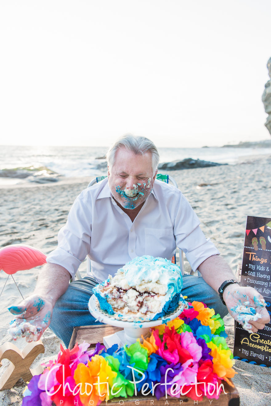 I Made My Dad Do A Cake Smash For His 70th Birthday I Made My Dad Do A Cake Smash For His 70th Birthday