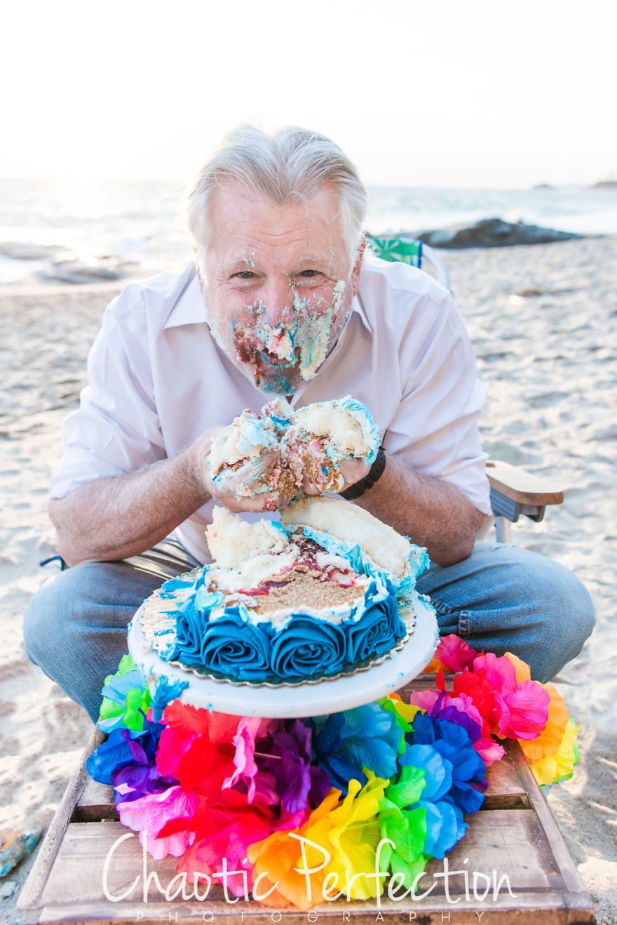 I Made My Dad Do A Cake Smash For His 70th Birthday I Made My Dad Do A Cake Smash For His 70th Birthday