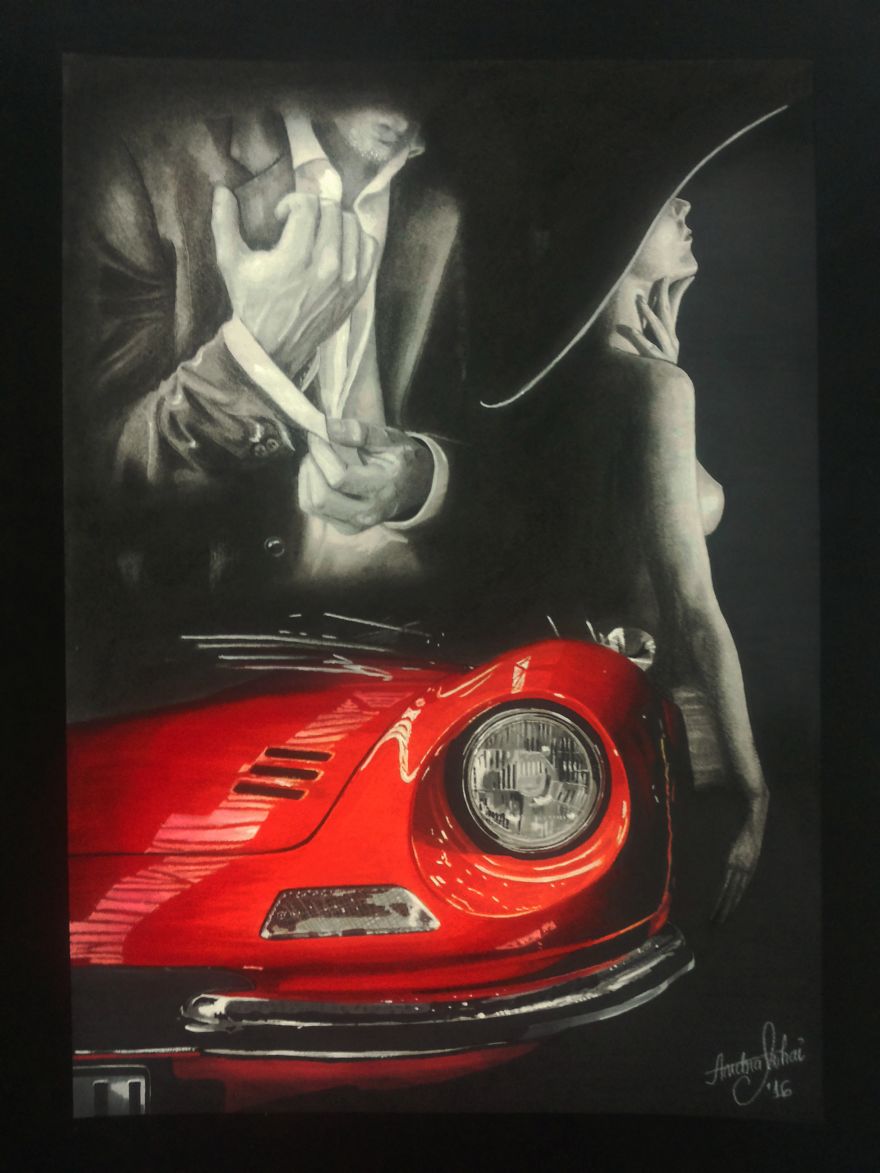 I Draw Cars And I Love It