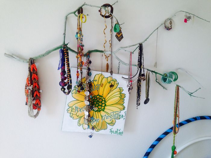 A Branch As A Jewelry Holder Made By My Boyfriend