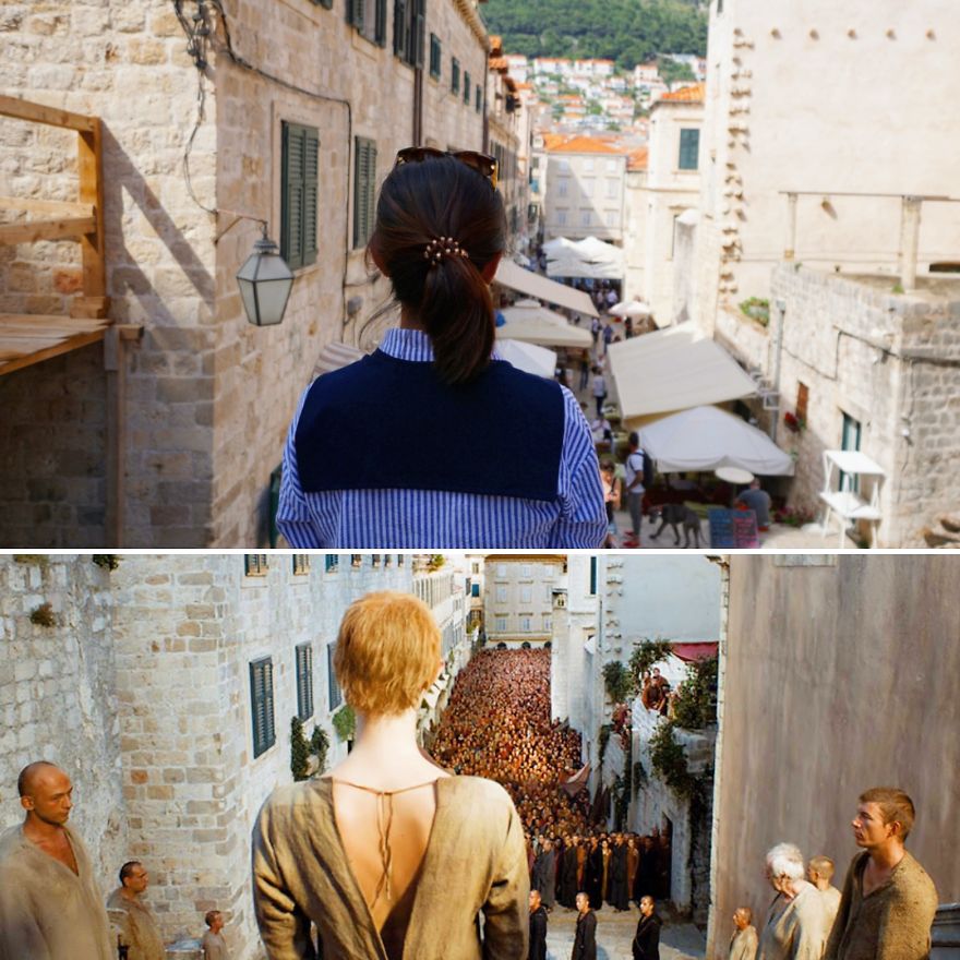 My Husband And I Decided To Recreate Moments Of Game Of Thrones Shot In Dubrovnik