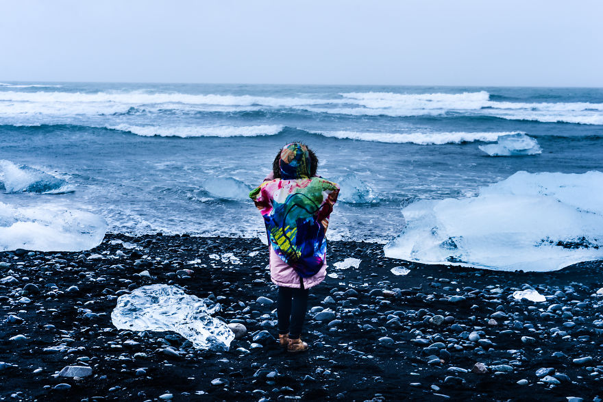 Humans And The Glaciers. The Icelandic Melancholy