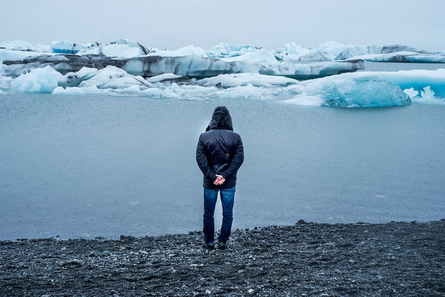Humans And The Glaciers. The Icelandic Melancholy Humans And The Glaciers. The Icelandic Melancholy