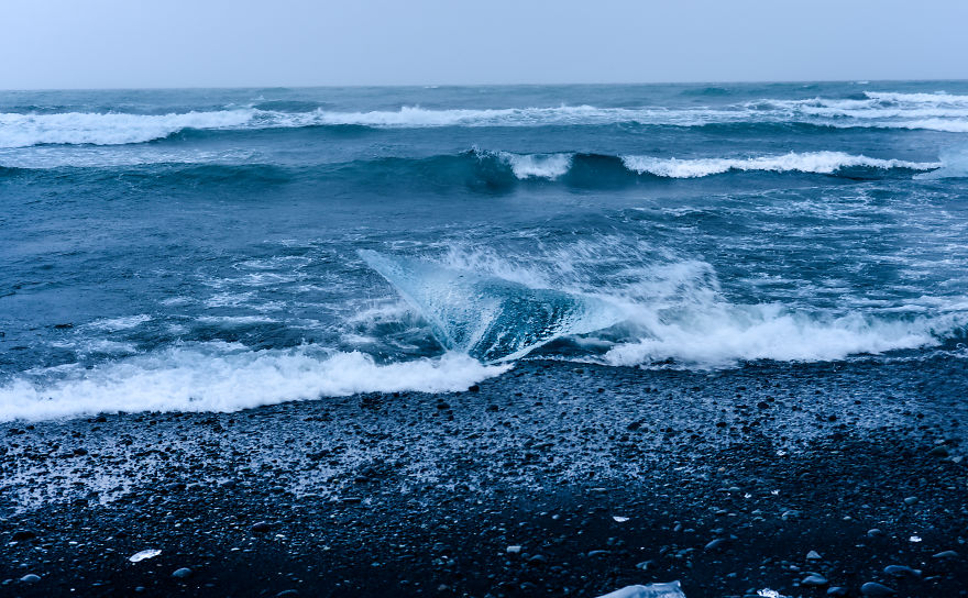 Humans And The Glaciers. The Icelandic Melancholy