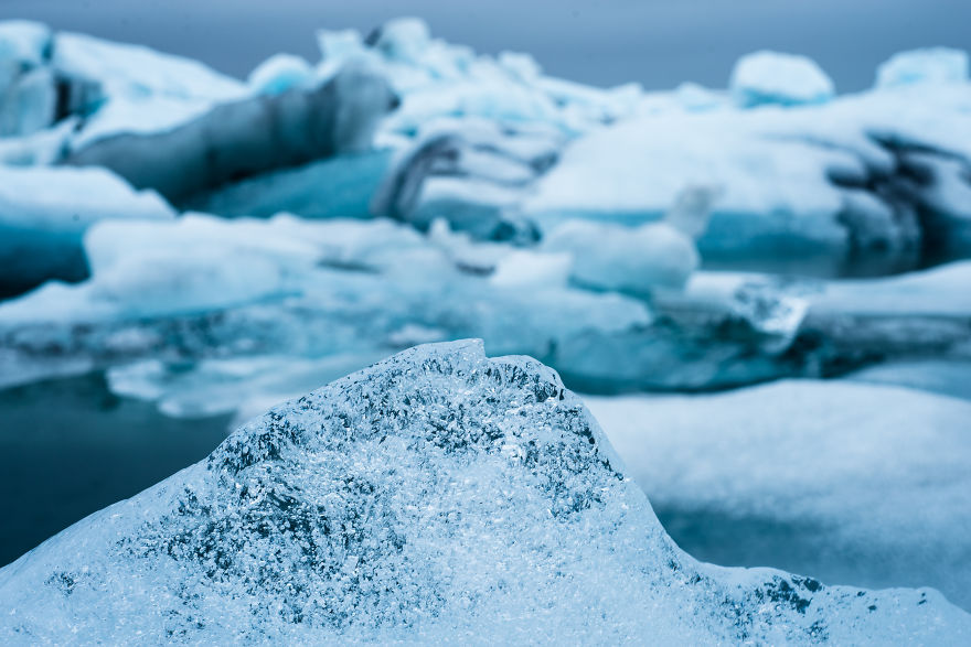 Humans And The Glaciers. The Icelandic Melancholy