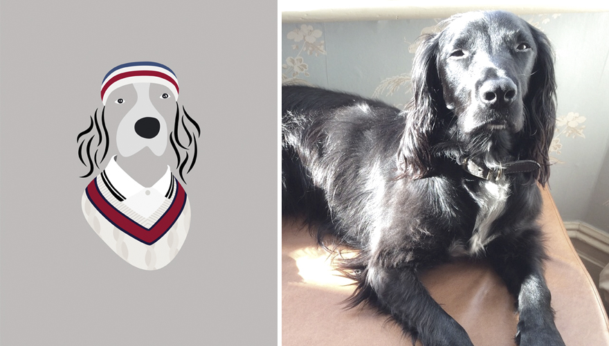 Charlie Is Happiest When He's Catching Tennis Balls