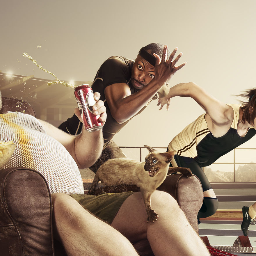 I Made A Social Satire Photo About Shortsightedness Called "Shortcut"