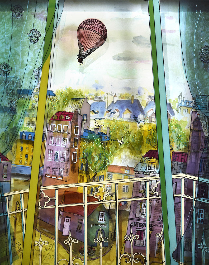 I Use Innovative Technique Of Painting On Glass… In 3D I Use Innovative Technique Of Painting On Glass… In 3D