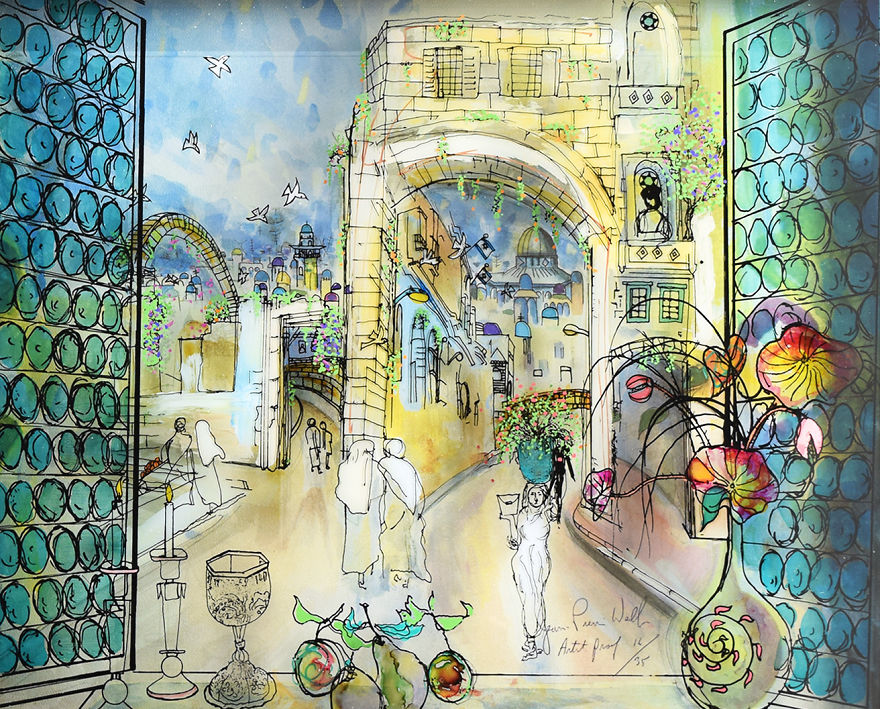 I Use Innovative Technique Of Painting On Glass… In 3D I Use Innovative Technique Of Painting On Glass… In 3D