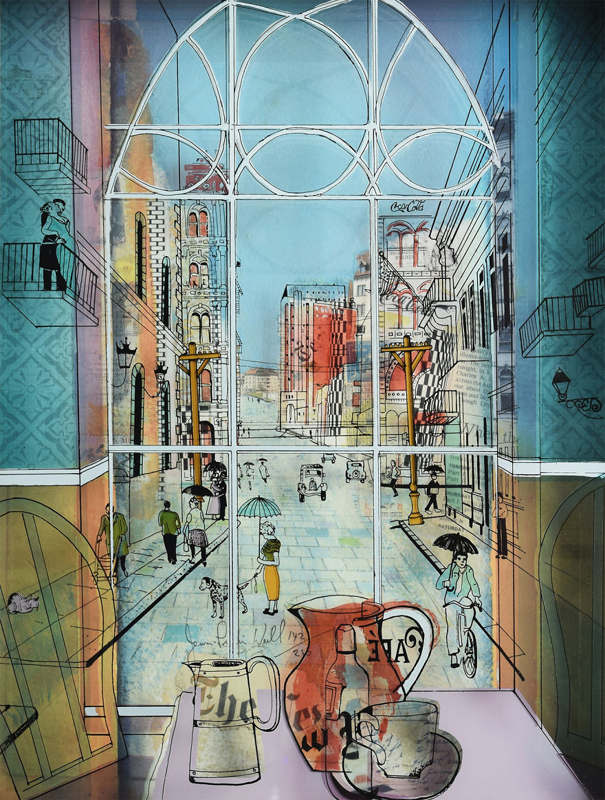 I Use Innovative Technique Of Painting On Glass… In 3D I Use Innovative Technique Of Painting On Glass… In 3D