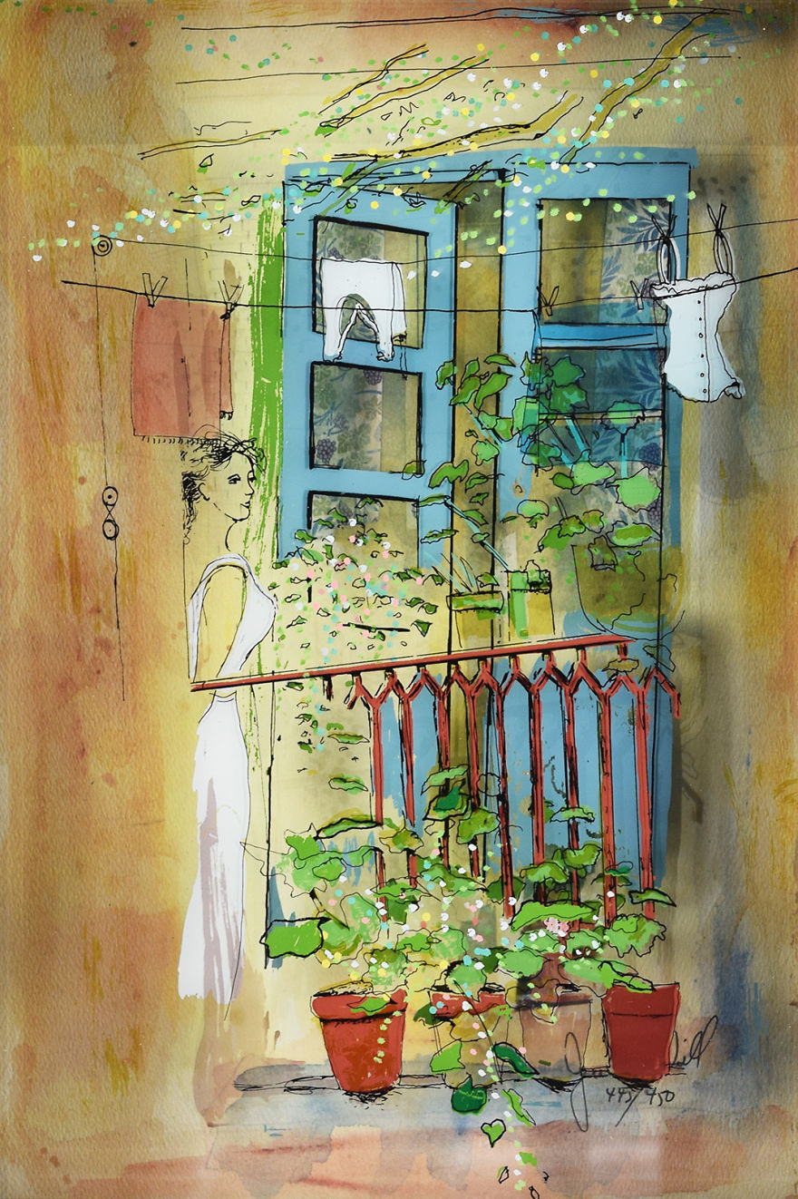 I Use Innovative Technique Of Painting On Glass… In 3D I Use Innovative Technique Of Painting On Glass… In 3D