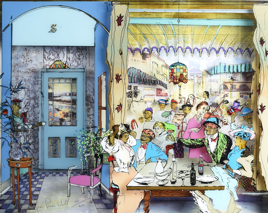 I Use Innovative Technique Of Painting On Glass… In 3D I Use Innovative Technique Of Painting On Glass… In 3D