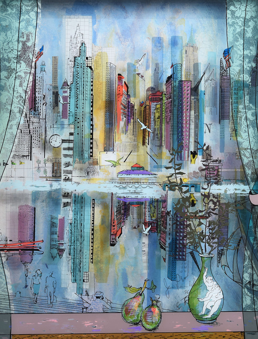 I Use Innovative Technique Of Painting On Glass… In 3D I Use Innovative Technique Of Painting On Glass… In 3D