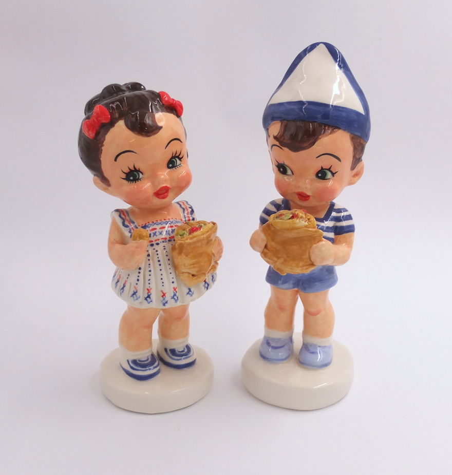 I Create Ceramic Dolls Inspired By Vintage Figurines I Create Ceramic Dolls Inspired By Vintage Figurines
