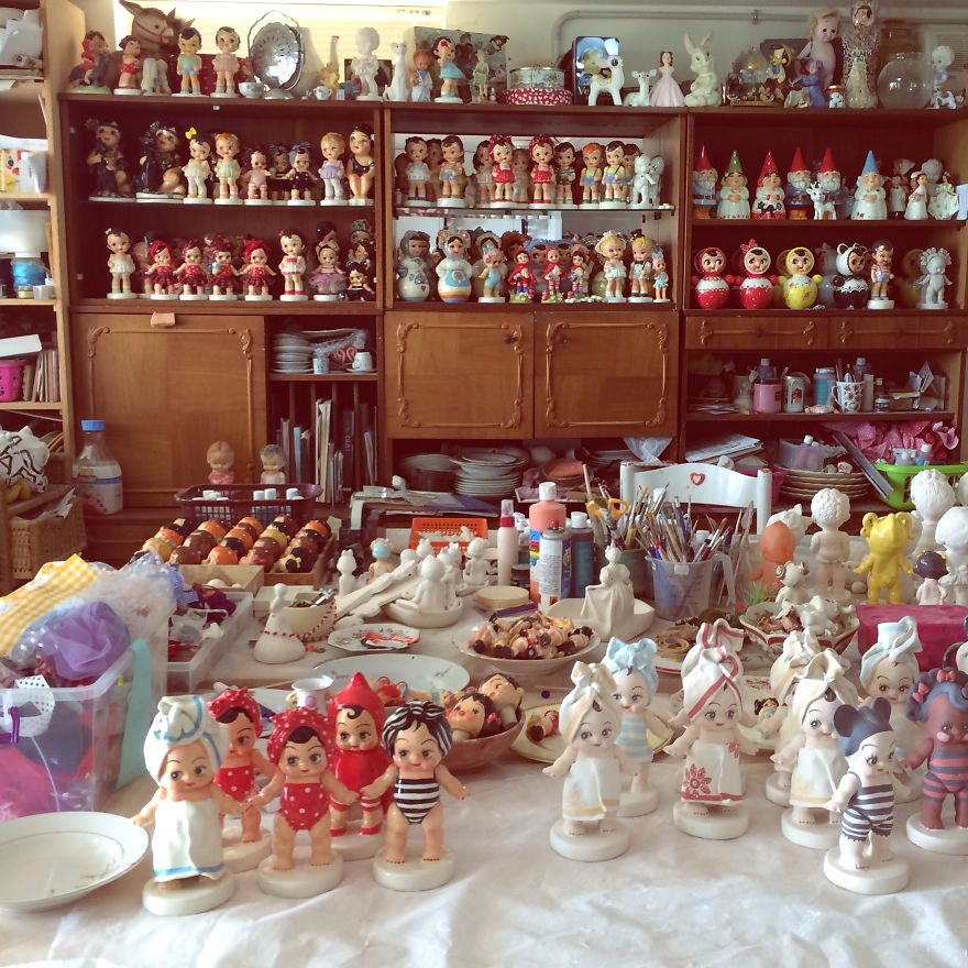 I Create Ceramic Dolls Inspired By Vintage Figurines