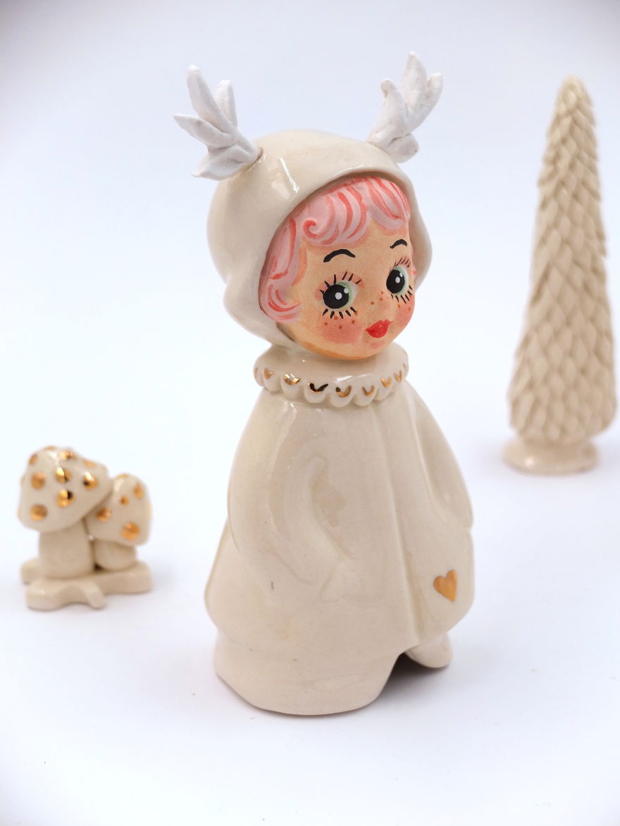 I Create Ceramic Dolls Inspired By Vintage Figurines I Create Ceramic Dolls Inspired By Vintage Figurines
