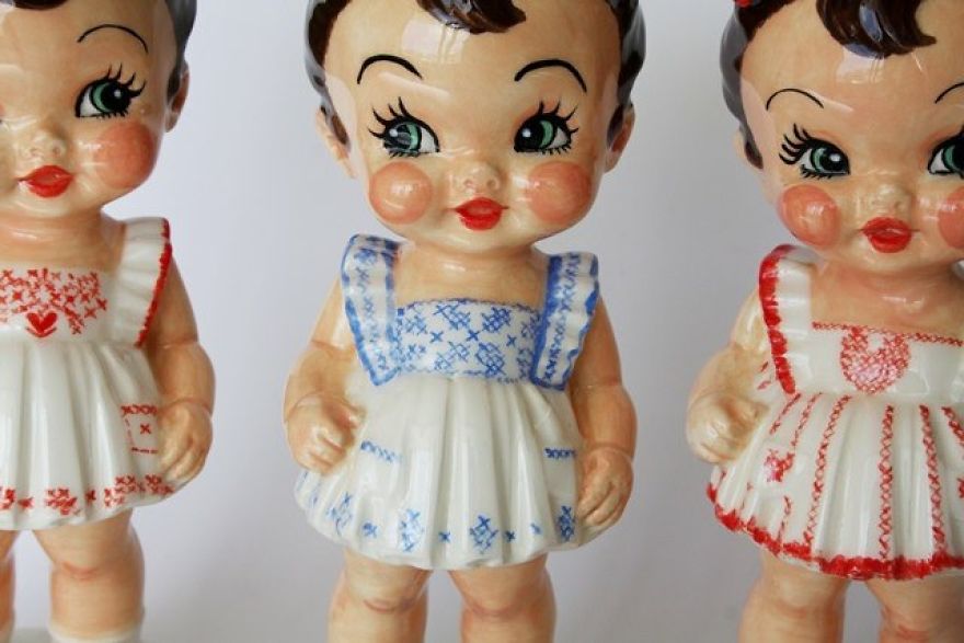 I Create Ceramic Dolls Inspired By Vintage Figurines