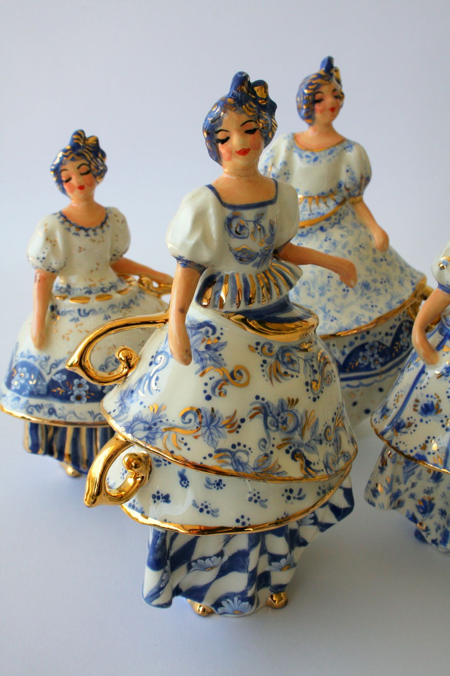 I Create Ceramic Dolls Inspired By Vintage Figurines I Create Ceramic Dolls Inspired By Vintage Figurines