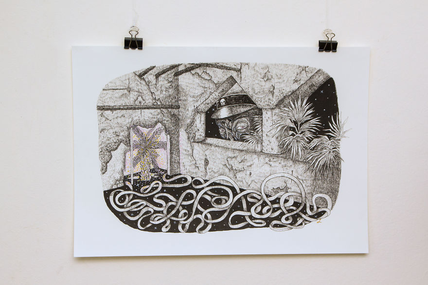 I Draw Old Dreams And Nightmares On The Streets Of Tel Aviv