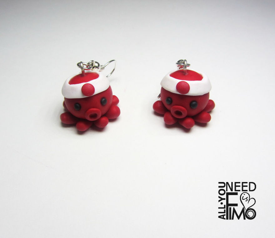 I Made This Little Octopuses Out Of Polymer Clay