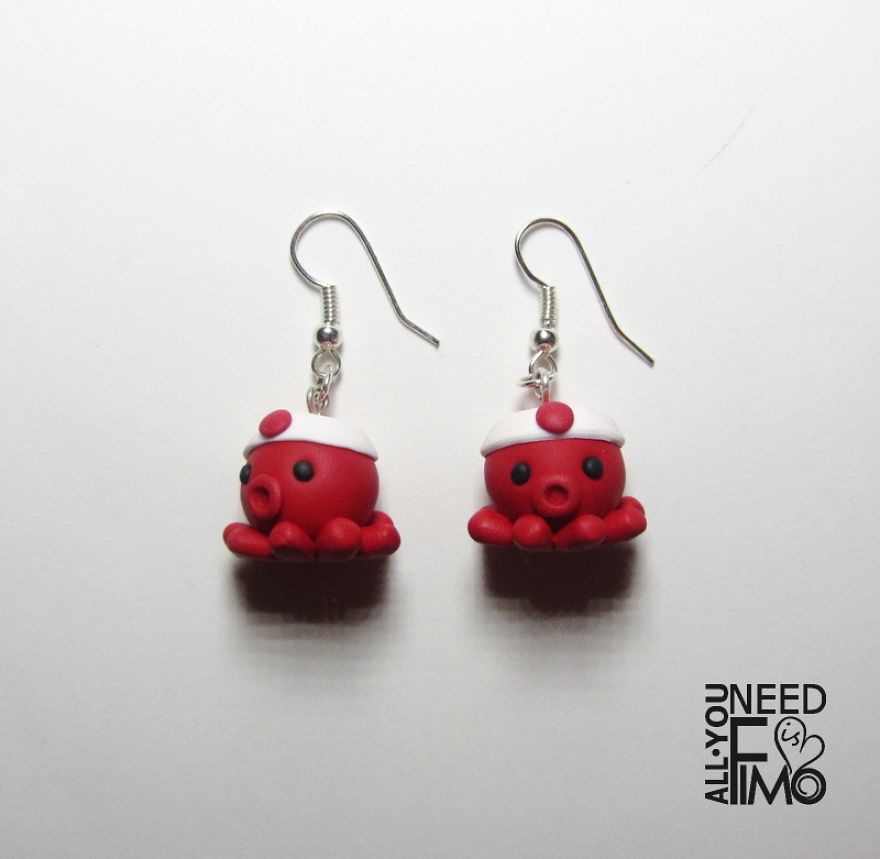 I Made This Little Octopuses Out Of Polymer Clay