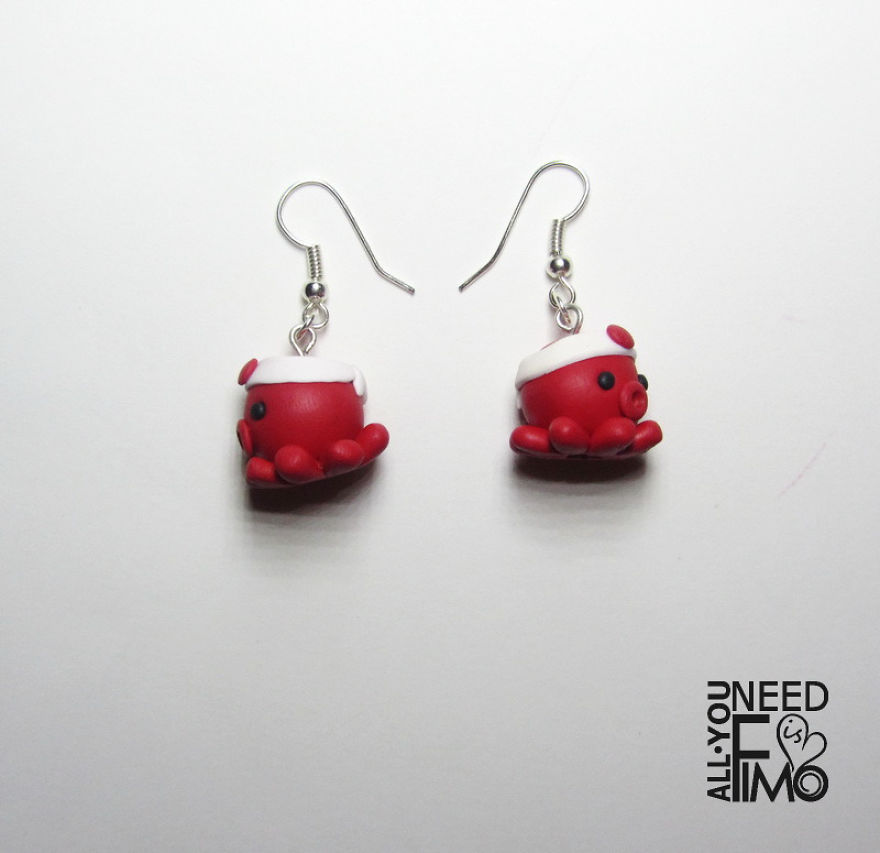 I Made This Little Octopuses Out Of Polymer Clay