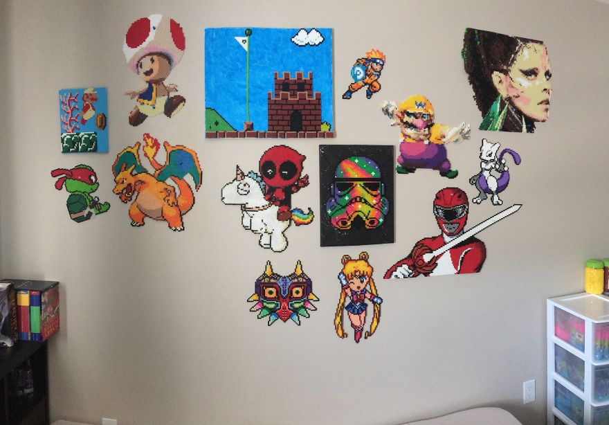 I Made A Portrait From 8316 Beads I Made A Portrait From 8316 Beads